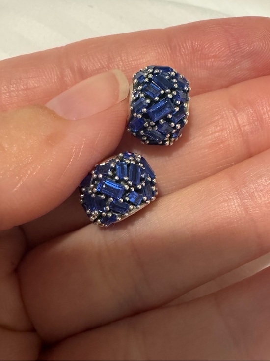 Pandora Jewelry - Pandora Royal Blue Cluster Crystal Charm